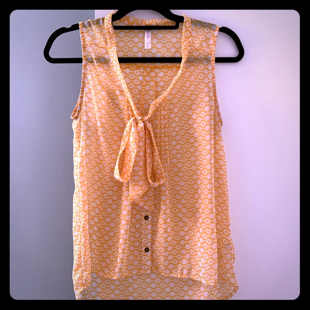 Yellow blouse